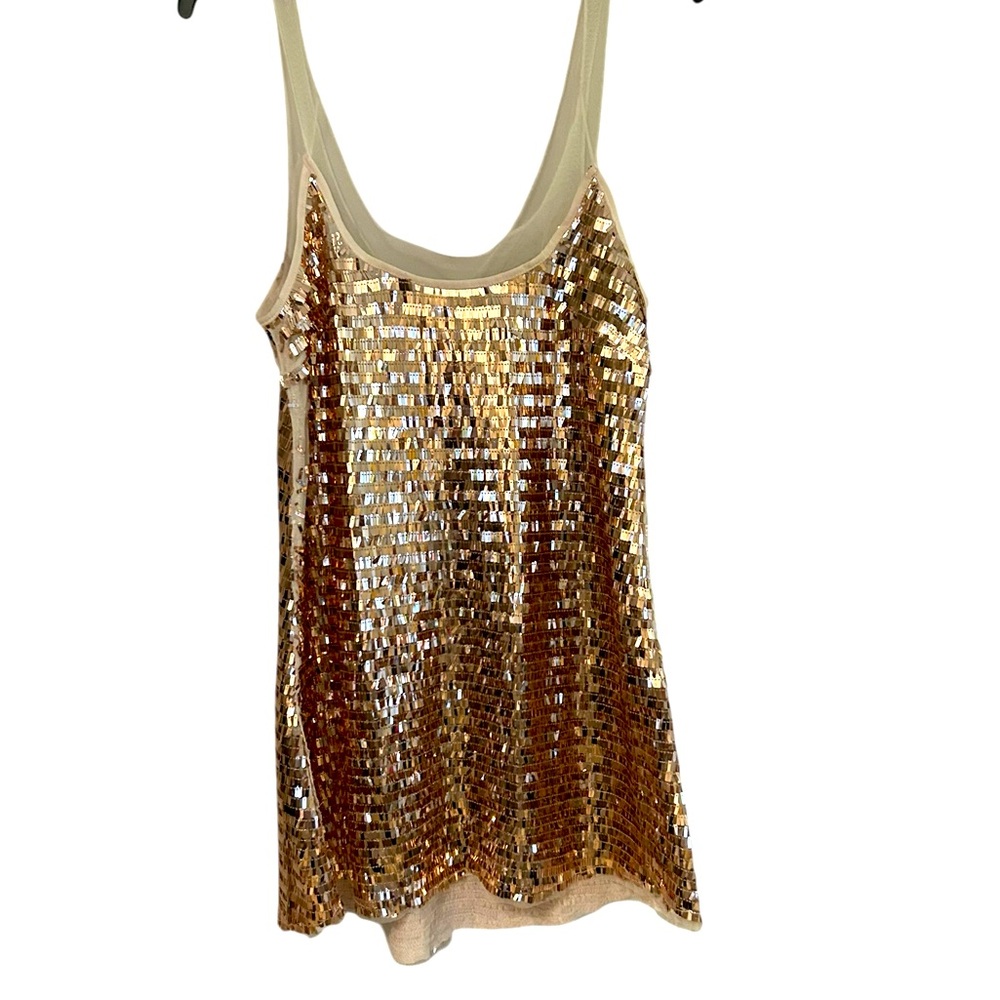 Free people sequin the disco slipp dress god mini dress n